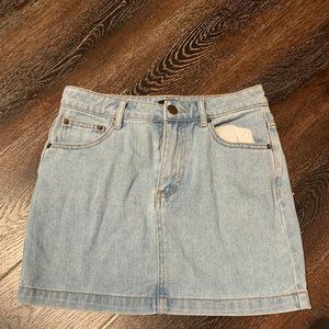 jean skirt